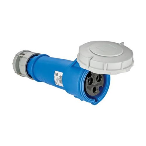 Main product image of Arrow Hart Pin & Sleeve Connector, #10-#2 Awg 32A, 220-240V, Blue, Ip69K, 2-Pole 3-Wire, Female, AH332C6W