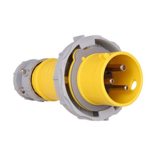 Main product image of Arrow Hart Pin & Sleeve Plug, #10-#2 Awg 32A, 110-130V, Ip69K, 2-Pole 3-Wire, 0.433-0.985", Male, AH332P4W