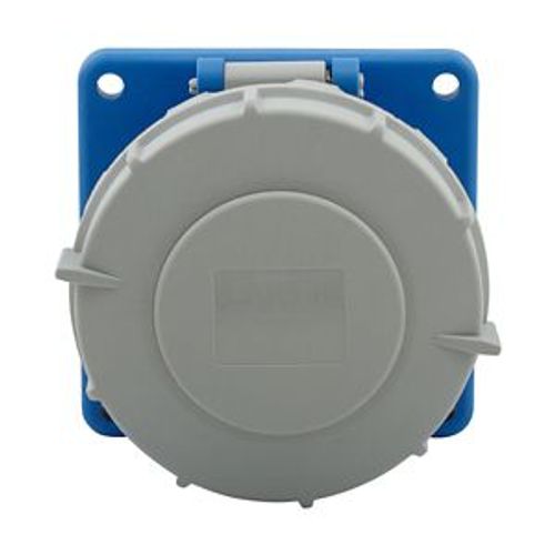 Main product image of Arrow Hart Pin & Sleeve Receptacle, #10-#2 Awg 32A, 220-240V, Blue, Ip69K, 2-Pole 3-Wire, Female, AH332R6W