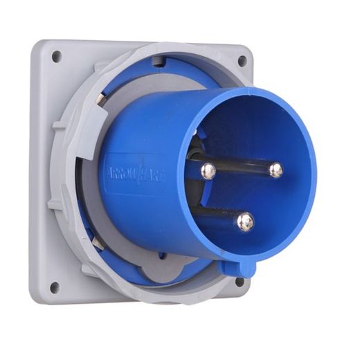 Main product image of Arrow Hart Pin & Sleeve Inlet, 60/63A, 60A 250V/63A 200-250V, 2-Pole, #8-#2 Awg, AH360B6WDR