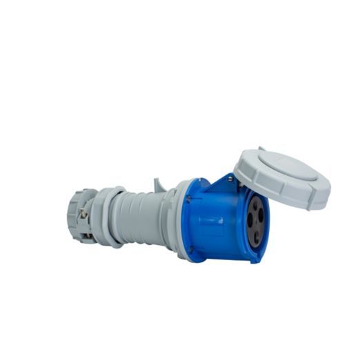 Main product image of Arrow Hart Pin & Sleeve Connector, 60/63A, 2-Pole, #8-#2 Awg #10-#2 Awg (Ground), #12-#16 Awg, AH360C6WDR
