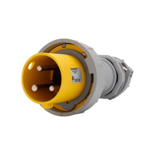 Main product image of Arrow Hart Pin & Sleeve Plug, #8-#2 Awg #10-#2 Awg (Ground), #12-#16 Awg 60A 125V, 2-Pole, Male, AH360P4W