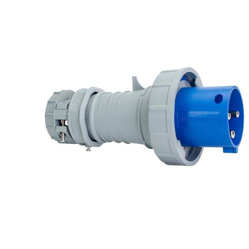 Main product image of Arrow Hart Pin & Sleeve Plug, 60/63A, 2-Pole, #8-#2 Awg #10-#2 Awg (Ground), #12-#16 Awg 3 Wire, AH360P6WDR