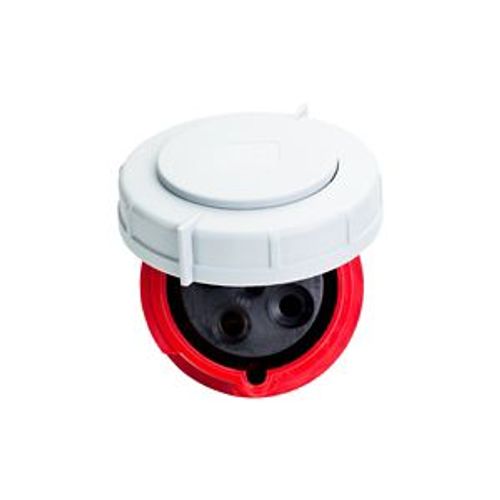 Main product image of Arrow Hart Pin & Sleeve Connector, #4 -1/0 Awg #12-#16 Awg 100A, 480V, Red, Female, 20 Hp, 3Ph, AH4100C7W