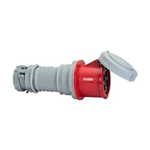 Main product image of Arrow Hart Pin & Sleeve Connector, #4 -1/0 Awg #12-#16 Awg 100A, 480V, Red, Female, 20 Hp, 3Ph, AH4100C7W