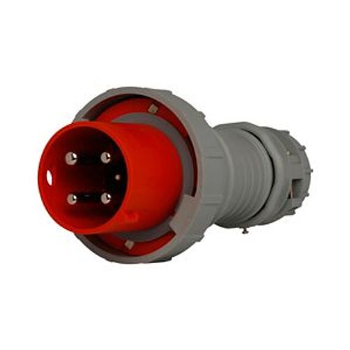 Main product image of Arrow Hart Pin & Sleeve Plug, #4 -1/0 Awg #12-#16 Awg 100A, 125/250V, Orange, 3-Pole, Male, AH4100P12W