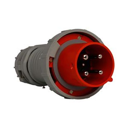 Main product image of Arrow Hart Pin & Sleeve Plug, #4 -1/0 Awg #12-#16 Awg 100A, 125/250V, Orange, 3-Pole, Male, AH4100P12W