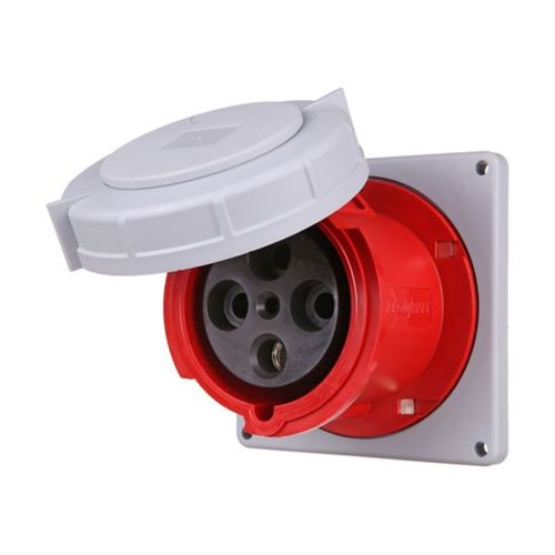 Main product image of Arrow Hart Pin & Sleeve Receptacle, 100/125A 380-415V, 3-Pole, #4 -1/0 Awg, #12 -#16 Awg, 4 Wire, AH4100R6WDR