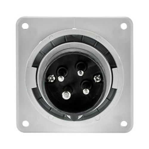 Main product image of Arrow Hart Pin & Sleeve Inlet, #12-#10 Awg 20A, 600V, Black, 3-Pole, 4-Wire, Male, 7-1/2 Hp, AH420B5W