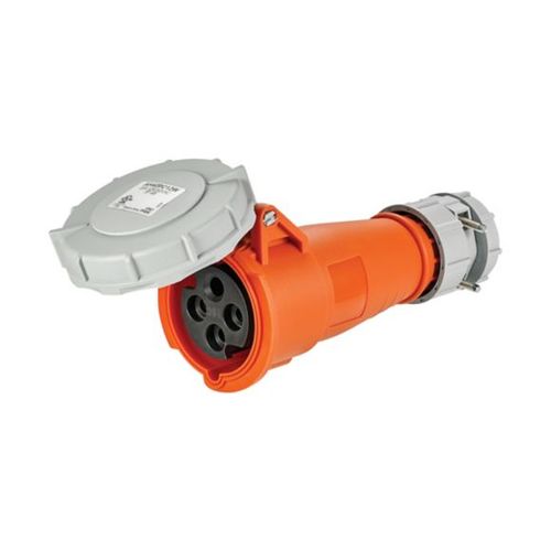 Main product image of Arrow Hart Pin & Sleeve Connector, #12-#10 Awg 20A, 125/250V, Orange, 3-Pole, 4-Wire, Female, AH420C12W