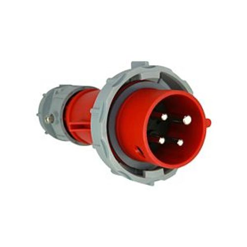 Main product image of Arrow Hart Pin & Sleeve Plug, #12-#10 Awg 20A, 480V, Red, 3-Pole, 4-Wire, Male, 5 Hp, 3-Phase, AH420P7W