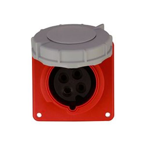 Main product image of Arrow Hart Pin & Sleeve Receptacle, #12-#10 Awg 20A, 480V, Red, 3-Pole, 4-Wire, Female, 5 Hp, AH420R7W