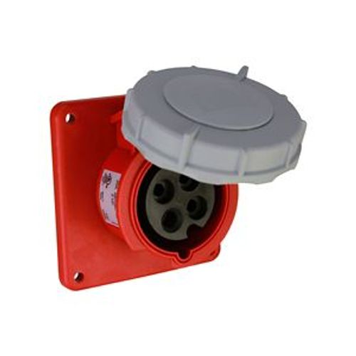 Main product image of Arrow Hart Pin & Sleeve Receptacle, #12-#10 Awg 20A, 480V, Red, 3-Pole, 4-Wire, Female, 5 Hp, AH420R7W