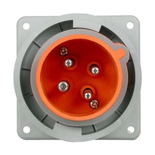 Main product image of Arrow Hart Pin & Sleeve Inlet, #10-#2 Awg 30A, 125/250V, Orange, Ip69K, 3-Pole, 4-Wire, Male, AH430B12W