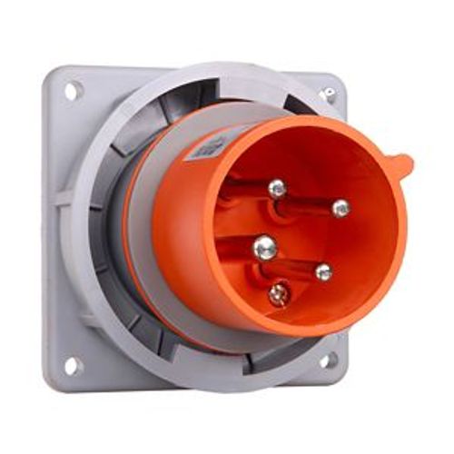 Main product image of Arrow Hart Pin & Sleeve Inlet, #10-#2 Awg 30A, 125/250V, Orange, Ip69K, 3-Pole, 4-Wire, Male, AH430B12W