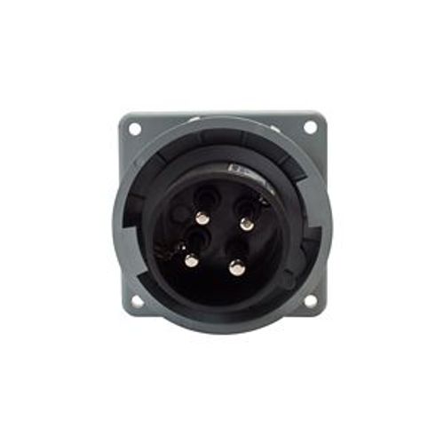 Main product image of Arrow Hart Pin & Sleeve Inlet, #10-#2 Awg 30A, 600V, Black, 3-Pole, 4-Wire, Male, 15 Hp, 3-Phase, AH430B5W