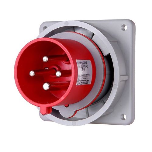 Main product image of Arrow Hart Pin & Sleeve Inlet, Ip69K Rated, 30/32A, 30/32A 380-415V, 3-Pole, #10 -#2 Awg, 4 Wire, AH430B6WDR