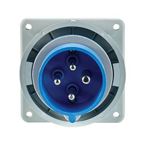 Main product image of Arrow Hart Pin & Sleeve Inlet, #10-#2 Awg 30A, 250V, Blue, Ip69K, 3-Pole, 4-Wire, Male, 5 Hp, AH430B9W