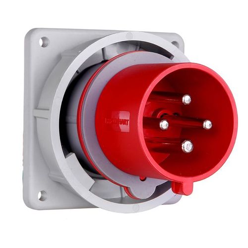 Main product image of Arrow Hart Pin & Sleeve Inlet, Ip69K Rated, 30A 250V/32A 200-250V, 3-Pole, #10 -#2 Awg, 4 Wire, AH430B9WDR