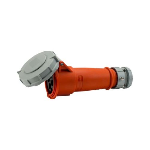 Main product image of Arrow Hart Pin & Sleeve Connector, #10-#2 Awg 30A, 125/250V, Orange, 3-Pole, 4-Wire, Female, AH430C12W