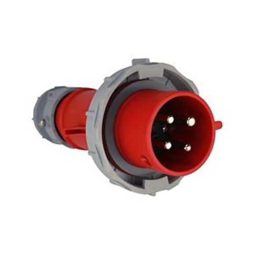Main product image of Arrow Hart Pin & Sleeve Plug, #10-#2 Awg 30A, 480V, Red, 3-Pole, 4-Wire, Male, 10 Hp, 3-Phase, AH430P7W