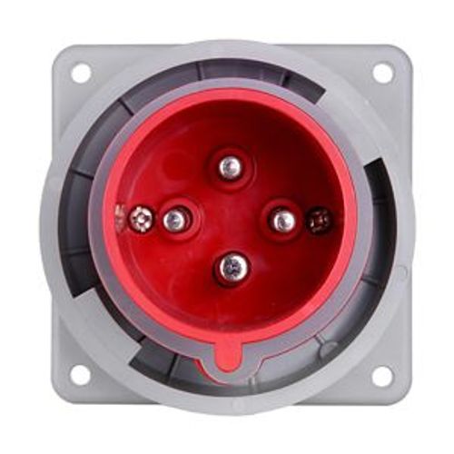 Main product image of Arrow Hart Pin & Sleeve Inlet, #10-#2 Awg 32A, 380V, 50Hz, 44V, 60Hz, Red, 3-Pole, 4-Wire, Male, AH432B3W
