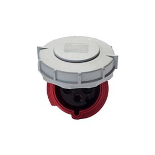 Main product image of Arrow Hart Pin & Sleeve Connector, #10-#2 Awg 32A, 380V, 50Hz, 44V, 60Hz, Red, 3-Pole, Female, AH432C3W
