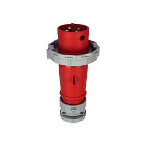 Main product image of Arrow Hart Pin & Sleeve Plug, #10-#2 Awg 32A, 380V, 50Hz, 44V, 60Hz, Red, 3-Pole, 4-Wire, Male, AH432P3W