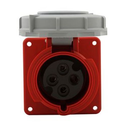 Main product image of Arrow Hart Pin & Sleeve Receptacle, #10-#2 Awg 32A, 380V, 50Hz, 44V, 60Hz, Red, Female, AH432R3W