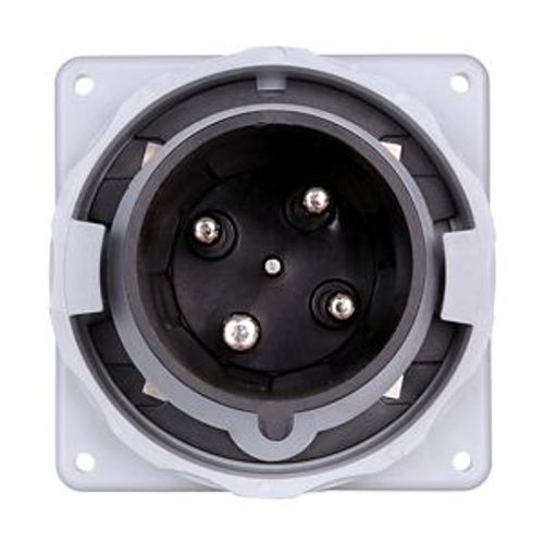 Main product image of Arrow Hart Pin & Sleeve Inlet, #8-#2 Awg #10-#2 Awg (Ground), #12-#16 Awg 60A, 600V, Black, AH460B5W
