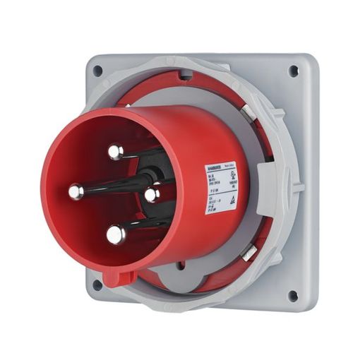 Main product image of Arrow Hart Pin & Sleeve Inlet, 60/63A 380-415V, 3-Pole, #8-#2 Awg #10-#2 Awg (Ground), AH460B6WDR