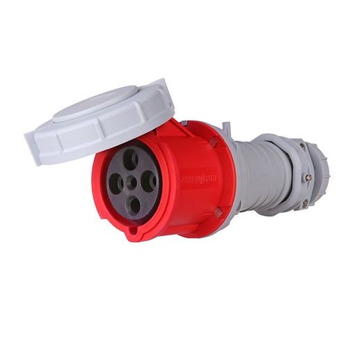 Main product image of Arrow Hart Pin & Sleeve Connector, 60/63A 380-415V, 3-Pole, #8-#2 Awg #10-#2 Awg Ground #12-#16, AH460C6WDR
