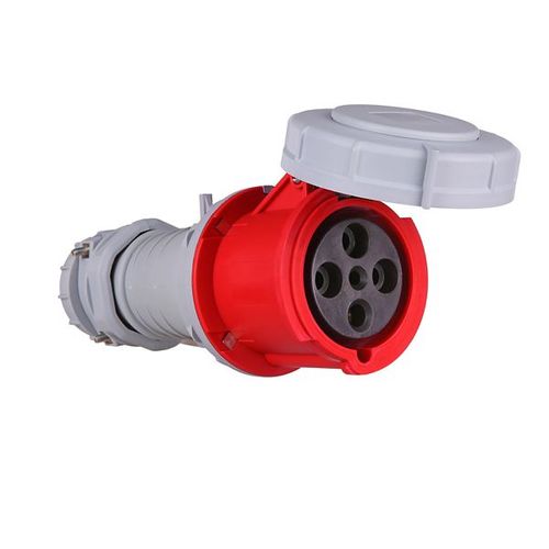 Main product image of Arrow Hart Pin & Sleeve Connector, 60/63A 380-415V, 3-Pole, #8-#2 Awg #10-#2 Awg Ground #12-#16, AH460C6WDR