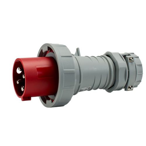 Main product image of Arrow Hart Pin & Sleeve Plug, 60/63A 380-415V, 3-Pole#8-#2 Awg #10-#2 Awg (Ground), #12-#16 Awg, AH460P6WDR