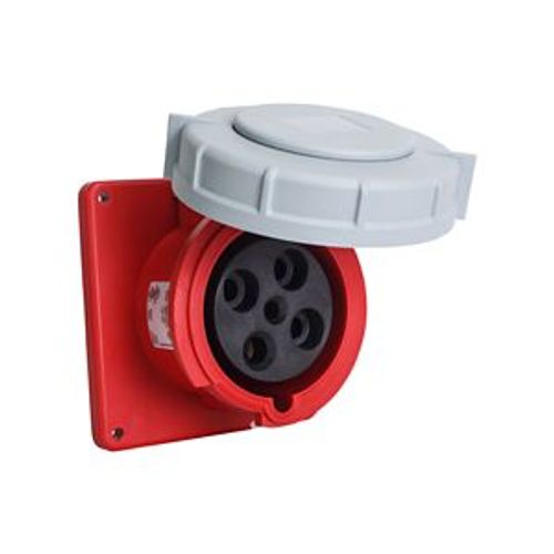 Main product image of Arrow Hart Pin & Sleeve Receptacle, #8-#2, #10-#2 Ground, #12-#16 Pilot, 60A, 480V, Red, Female, AH460R7W