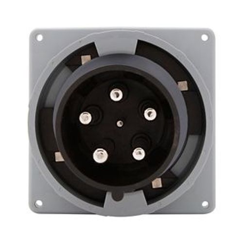 Main product image of Arrow Hart Pin & Sleeve Inlet, #4 -1/0 Awg #12-#16 Awg 100A, Y347/600V, Black, Male, 30 Hp, 3Ph, AH5100B5W