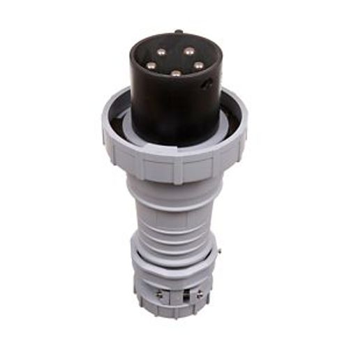 Main product image of Arrow Hart Pin & Sleeve Plug, #4 -1/0 Awg #12-#16 Awg 100A, Y 347/600V, Black, Male, 30 Hp, 3Ph, AH5100P5W