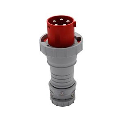 Main product image of Arrow Hart Pin & Sleeve Plug, #4 -1/0 Awg #12-#16 Awg 100A, Y 277/480V, Red, Male, 20 Hp, 3Ph, AH5100P7W