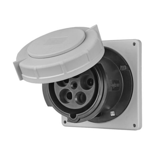 Main product image of Arrow Hart Pin & Sleeve Receptacle, #4 -1/0 Awg #12-#16 Awg 100A, Y 347/600V, Black, Female, AH5100R5W