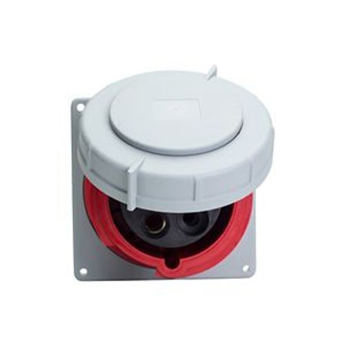 Main product image of Arrow Hart Pin & Sleeve Receptacle, #4 -1/0 Awg #12-#16 100A, Y 277/480V, Red, Female, 20 Hp 3Ph, AH5100R7W