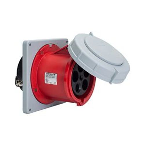 Main product image of Arrow Hart Pin & Sleeve Receptacle, #4 -1/0 Awg #12-#16 100A, Y 277/480V, Red, Female, 20 Hp 3Ph, AH5100R7W