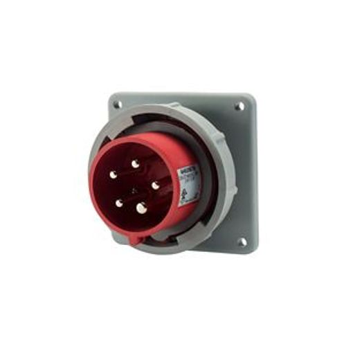 Main product image of Arrow Hart Pin & Sleeve Inlet, #12-#10 Awg 20A, Y 277/480V, Red, 4-Pole, 5-Wire, Male, 5 Hp, AH520B7W
