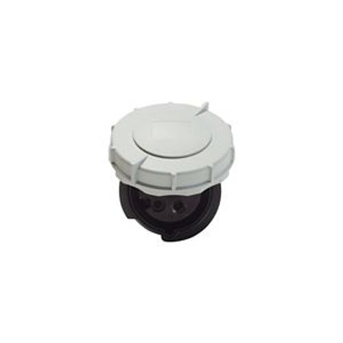Main product image of Arrow Hart Pin & Sleeve Connector, #12-#10 Awg 20A, Y 347/600V, Black, Female, 7 1/2 Hp, 3Ph, AH520C5W