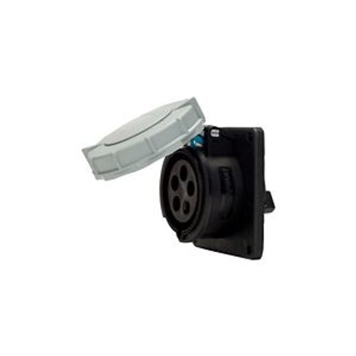 Main product image of Arrow Hart Pin & Sleeve Receptacle, #12-#10 Awg 20A, Y 347/600V, Black, Female, 7 1/2 Hp, 3Ph, AH520R5W