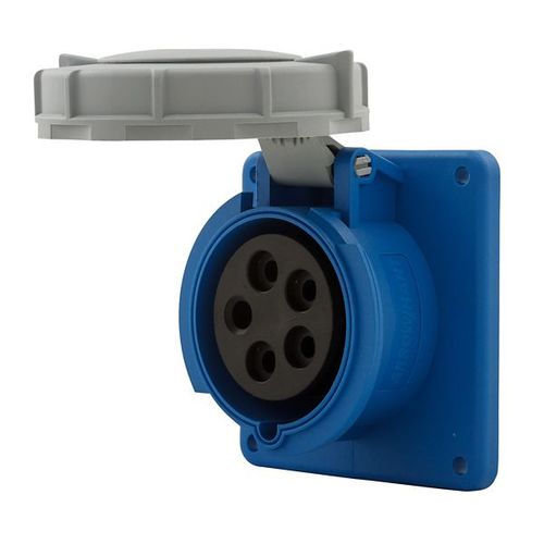 Main product image of Arrow Hart Pin & Sleeve Receptacle, Ip69K Rated, 16/20AY 120/208V, 4-Pole, #12-#10 Awg, 5 Wire, AH520R9WDR