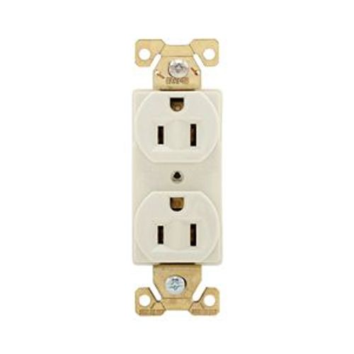 Main product image of Arrow Hart Industrial Duplex Receptacle, #14-10 Awg 15A 125V, Light Almond, Duplex, AH5252LA