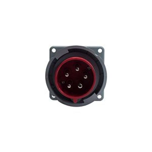 Main product image of Arrow Hart Pin & Sleeve Inlet, #10-#2 Awg 30A, Y 277/480V, Red, 4-Pole, 5-Wire, Male, 10 Hp, AH530B7W