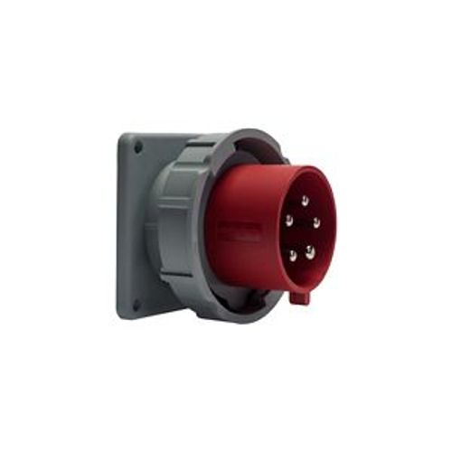 Main product image of Arrow Hart Pin & Sleeve Inlet, #10-#2 Awg 30A, Y 277/480V, Red, 4-Pole, 5-Wire, Male, 10 Hp, AH530B7W