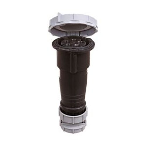 Main product image of Arrow Hart Pin & Sleeve Connector, #10-#2 Awg 30A, Y 347/600V, Black, Female, 15 Hp, 3Ph, AH530C5W