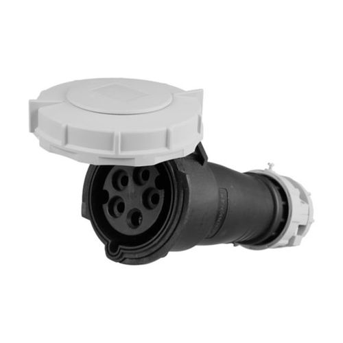 Main product image of Arrow Hart Pin & Sleeve Connector, #10-#2 Awg 30A, Y 347/600V, Black, Female, 15 Hp, 3Ph, AH530C5W